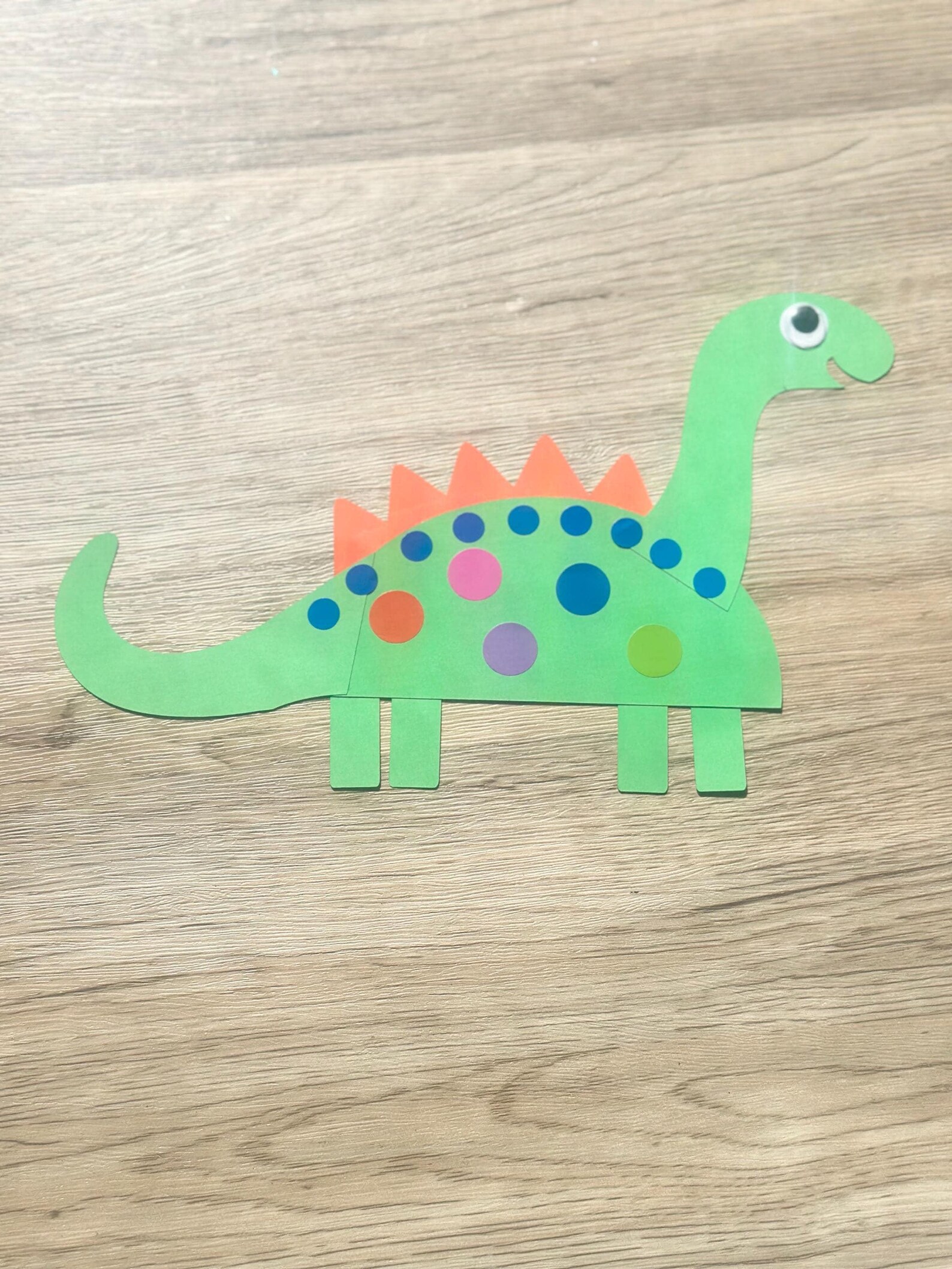 Brontosaurus Paper Craft Kit, Dinosaur Arts & Crafts Kit for Kids ...