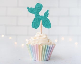 Glitter Cupcake Toppers