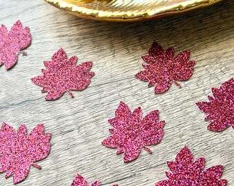 Glitter Fall Leaf Confetti, Fall Leaves Table Scatter,  Autumn Leaves, Fall In Love, Fall Decor, Maple Leaves, Fall Trees, Cozy Fall Vibes
