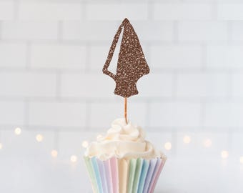 Glitter Cupcake Toppers