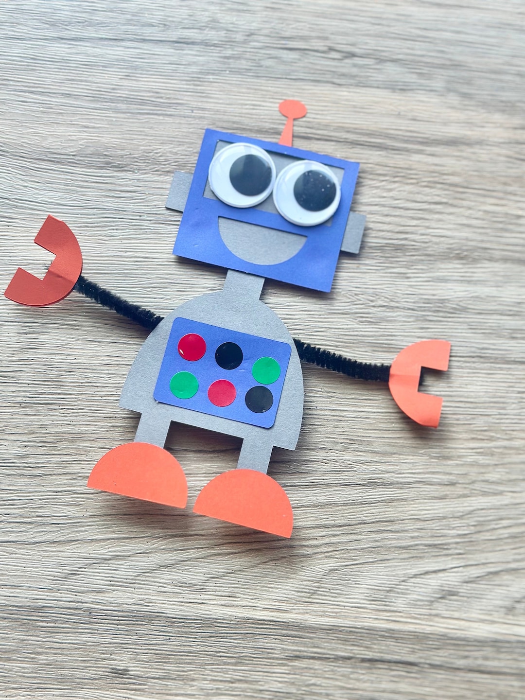 Robot Paper Craft Kit Robot Arts & Crafts Kit for Kids Robot Craft Kit ...