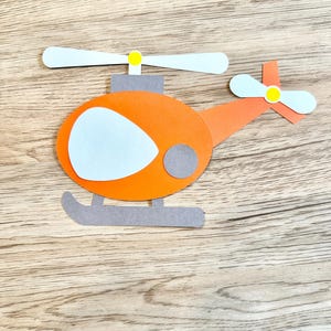 Helicopter Paper Craft Kit, Helicopter Arts & Crafts Kit for Kids, Kids ...