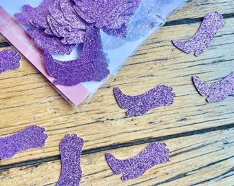 Glitter Cowgirl Boots Confetti, Western Theme, Rodeo Party, Country Decor, Cowgirl Birthday, Rustic Celebration, Wild West Theme, Barn Party