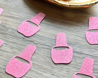 Glitter Nail Polish Confetti, Spa Party, Girls Night, Birthday, Mani Pedi Theme, Bachelorette Party, Beauty Decor, Salon Party, Makeup Theme