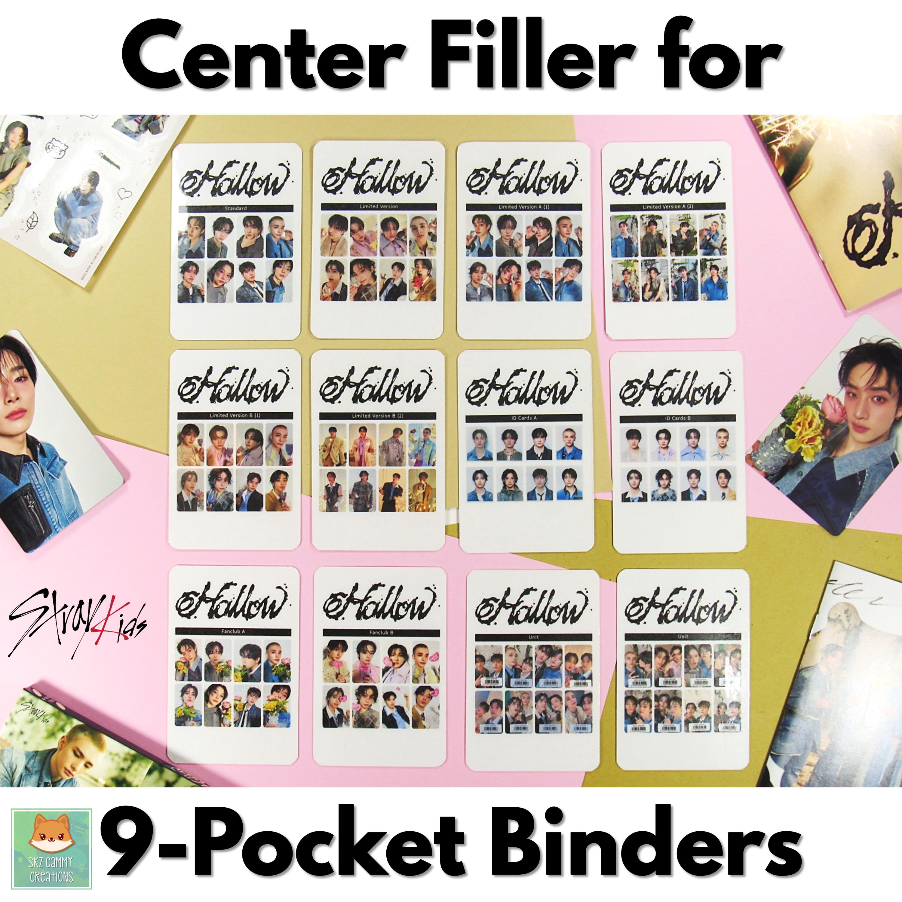 Stray Kids Hollow Album Binder Filler Cards | KPOP Photocard
