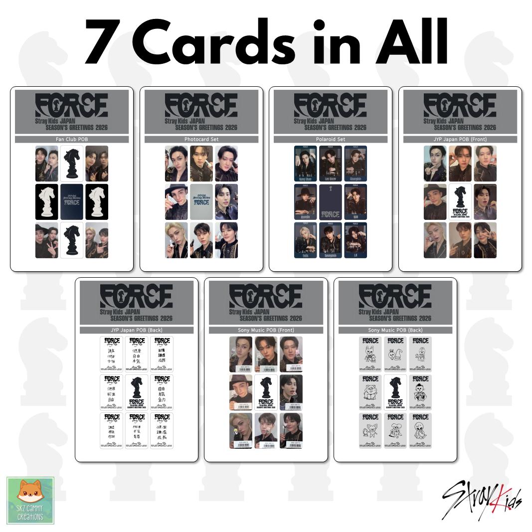 straykids ミニファイル Stray Kids 2026 Japan Season's Greeting: Force Photocard Binder