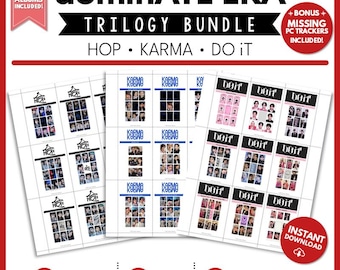Druckbare Stray Kids Do it PC Vorlage | 9 Pocket Binder | Kpop Platzhalter für Fotokarten | Digitaler Download