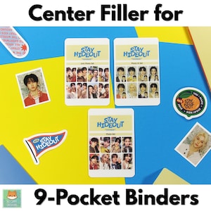 Stray Kids Binder Filler 9-Pocket Card Binder (4th Fan Club Version) | KPOP Binder Filler | PC Binder | Photocard Filler | Membership Box