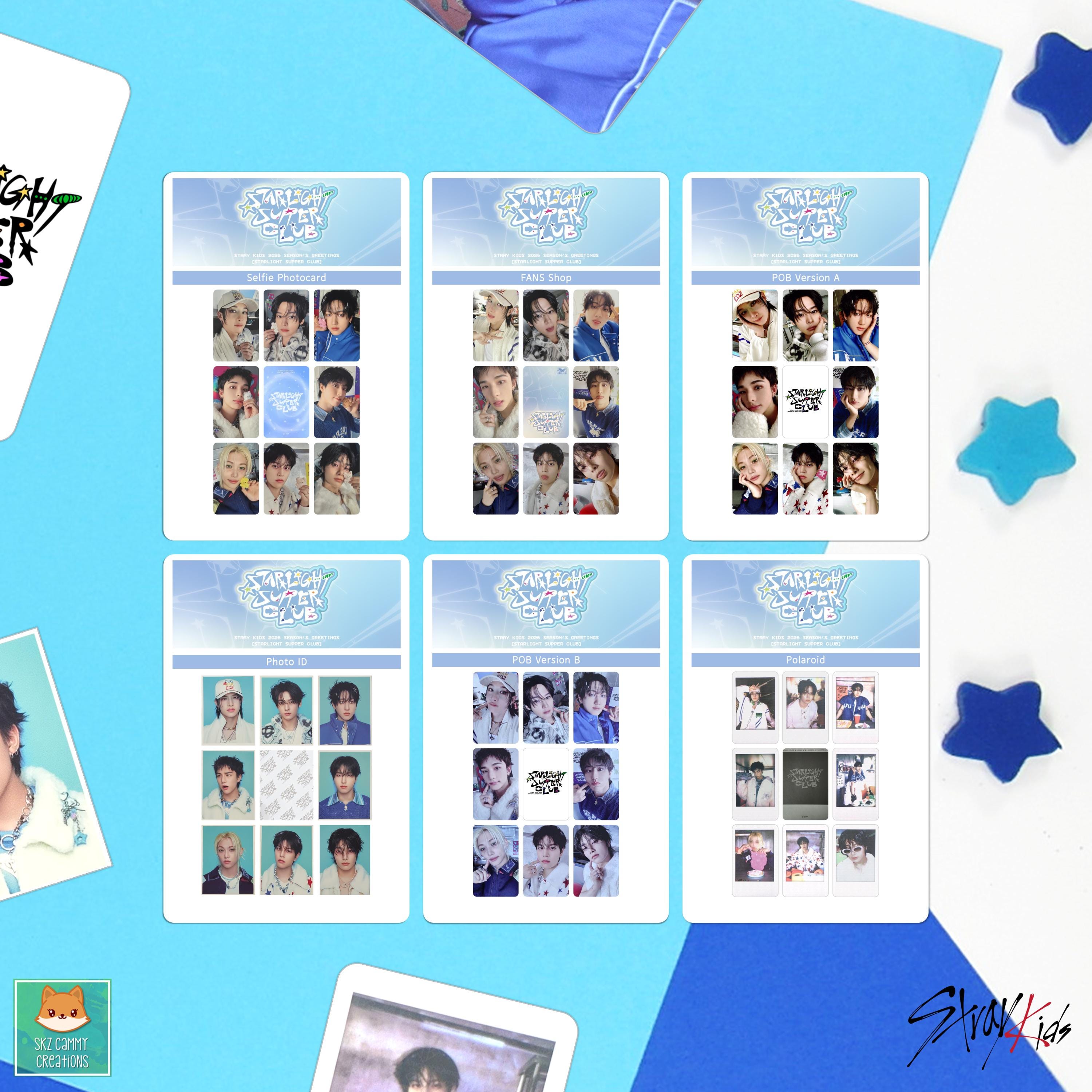 Stray Kids 2026 Season's Greeting: Starlight Supper Club Photocard