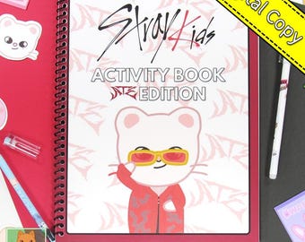 Stray Kids Activity Book ATE Edition DIGITAL Copy | SKZOO Activity Book | Stray Kids Puzzles, Games, and Activities