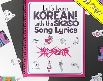 Stray Kids SKZOO Learn Korean Digital Song Book #1: Song Lyrics - Rock-Star | Stray Kids Album Rock-Star