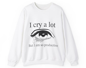 Ik huil veel, maar ik ben zo productief, Taylor Swift-sweatshirt