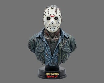 Jason Voorhees Bust STL File – Figure 3D Printing Model l Digital Download