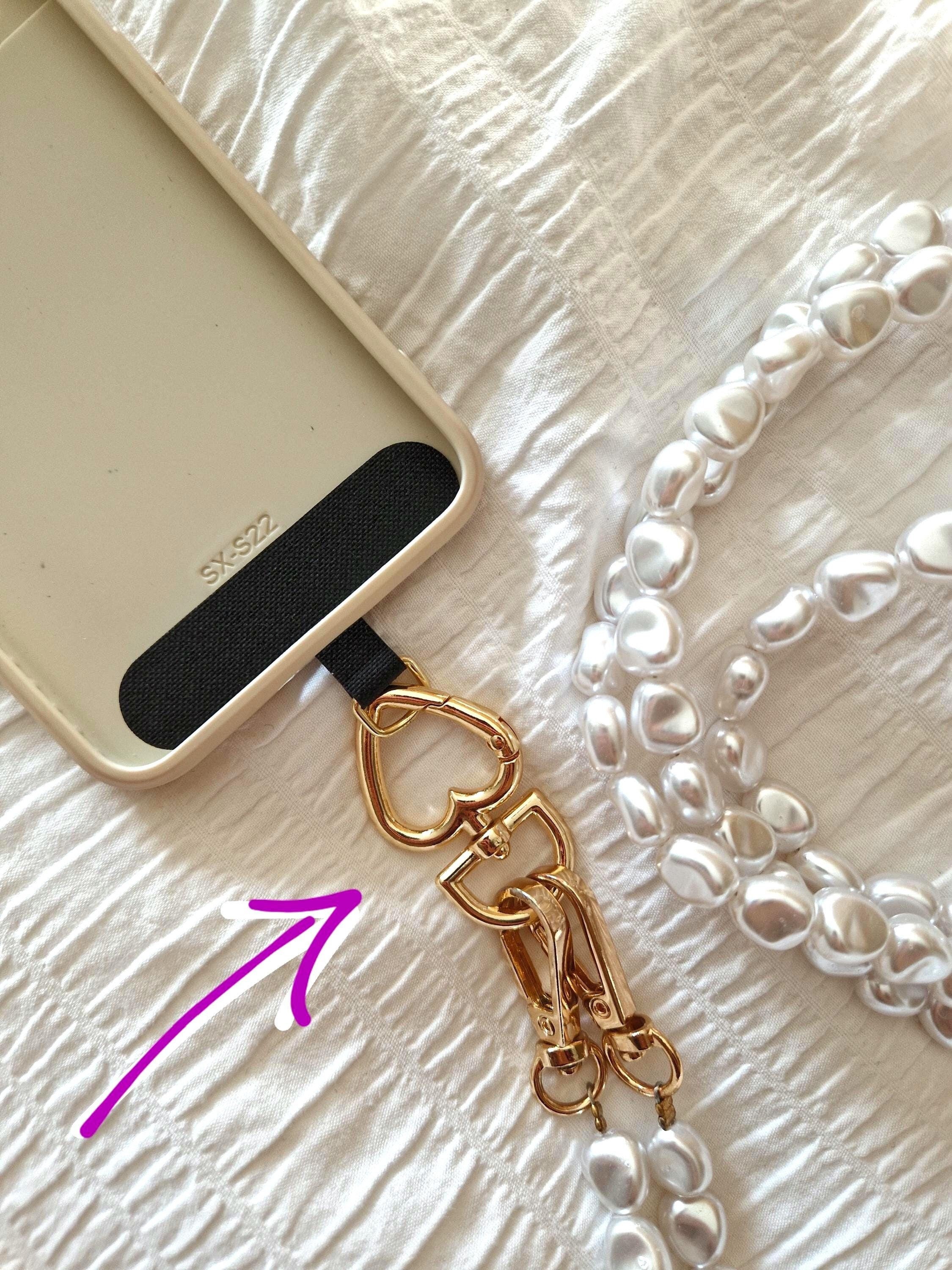 【Fiore】heart key phone strapXheart phone clasp set♥ Amazon.com: Hariendny Heart Loop Phone Lanyard Silicone