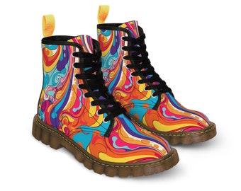 AllTheColors #1 Women's Canvas Boots