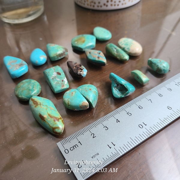 Turquoise Cabochons - Otteson, Bisbee, Mexican, and Kingman Varieties - Limited Availability