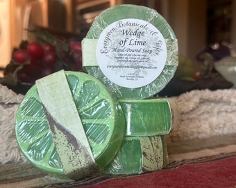 Wedge of Lime Hand Poured Citrus Slice Soap