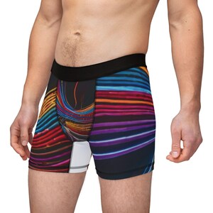 Men&#39;s Colorful Curves Boxers