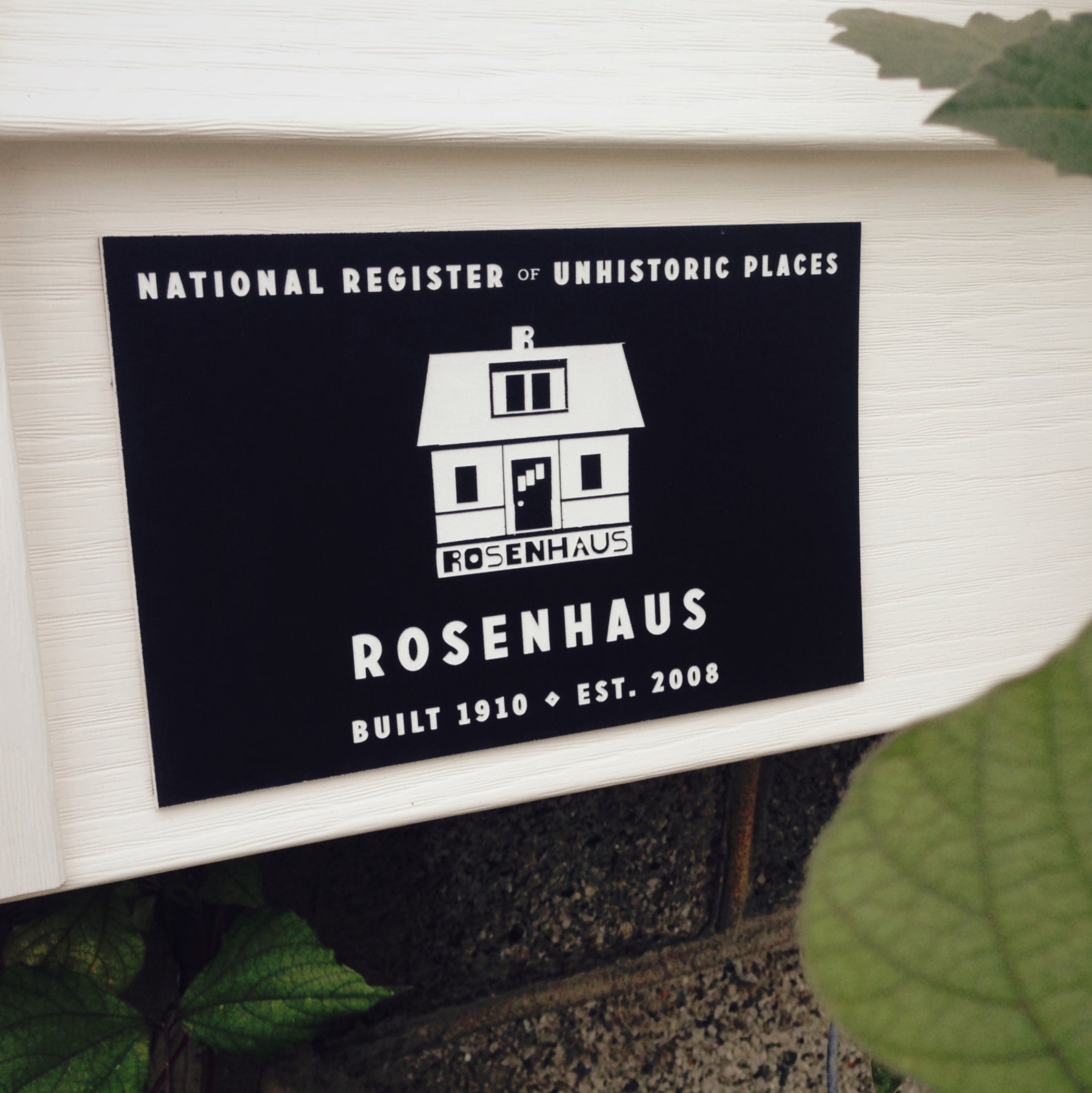 Custom House Name Plaque Custom House Name Plaque