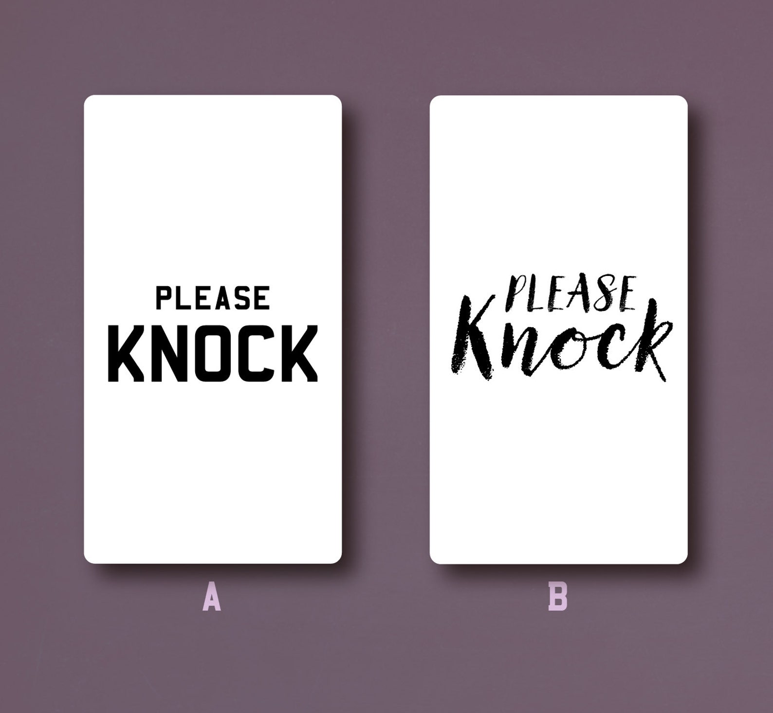 PLEASE KNOCK doorbell Broken Sign - Etsy