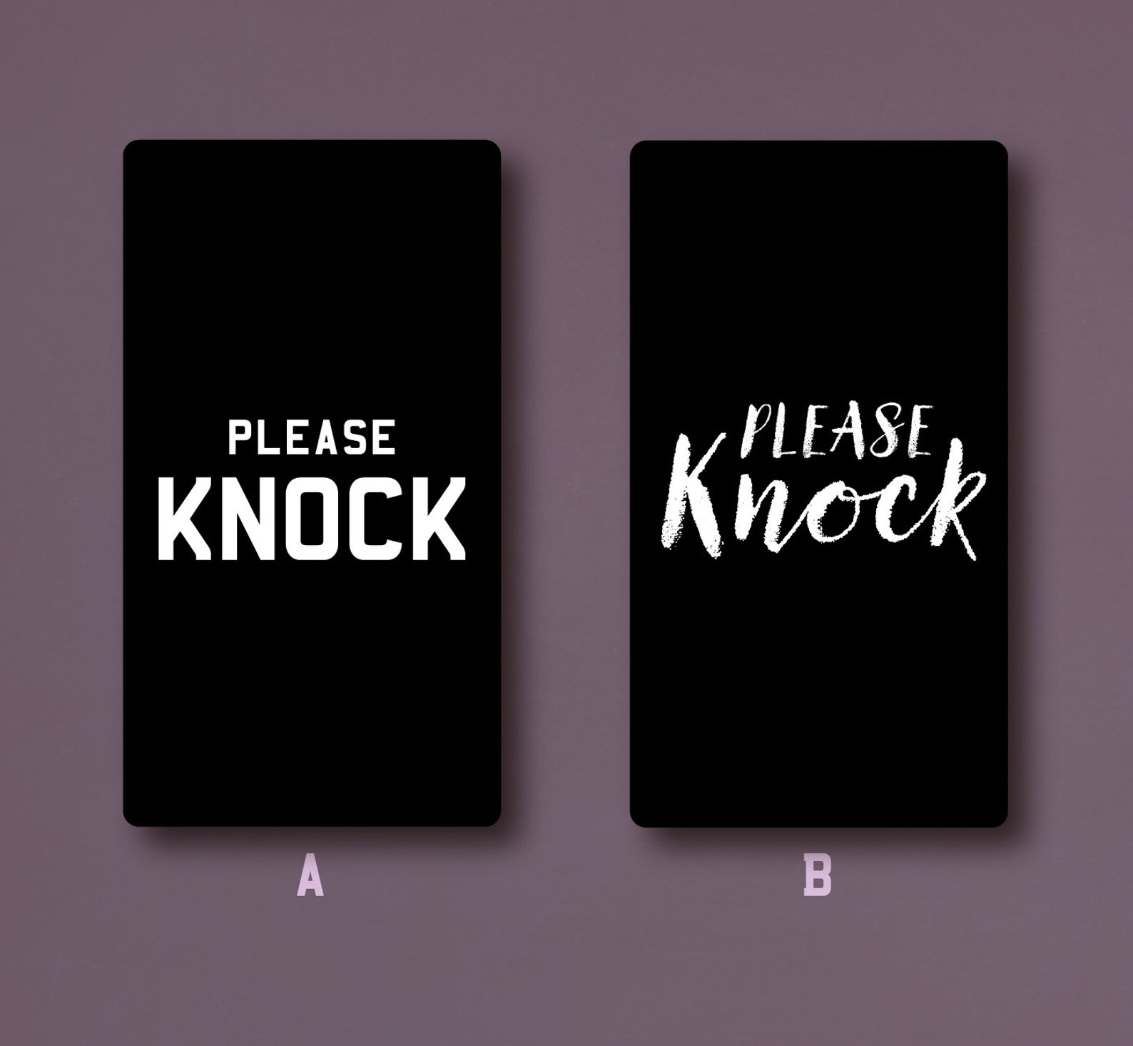 PLEASE KNOCK doorbell Broken Sign - Etsy