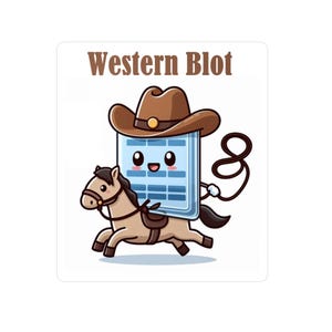 ウェスタンブロットキスカットステッカー、面白い研究室の装飾、科学ユーモア、生化学者へのかわいいギフト、ラップトップ用デカール、研究者への感謝