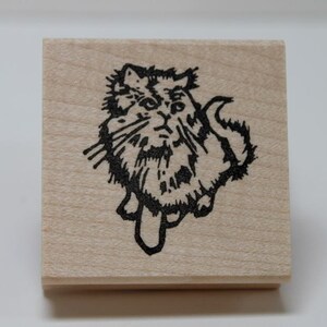 Persian Cat  &#39;Tude rubber stamp