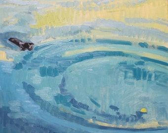 Skye Pool - reproduction of original oil by Nicole Strasburg