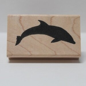 Gewöhnlicher Delfin Silhouette Stempel