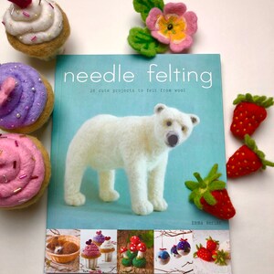 UK ONLY Needle Felting Tutorial Craft Book by Emma Herian 20 Cute Projects To Felt image 6