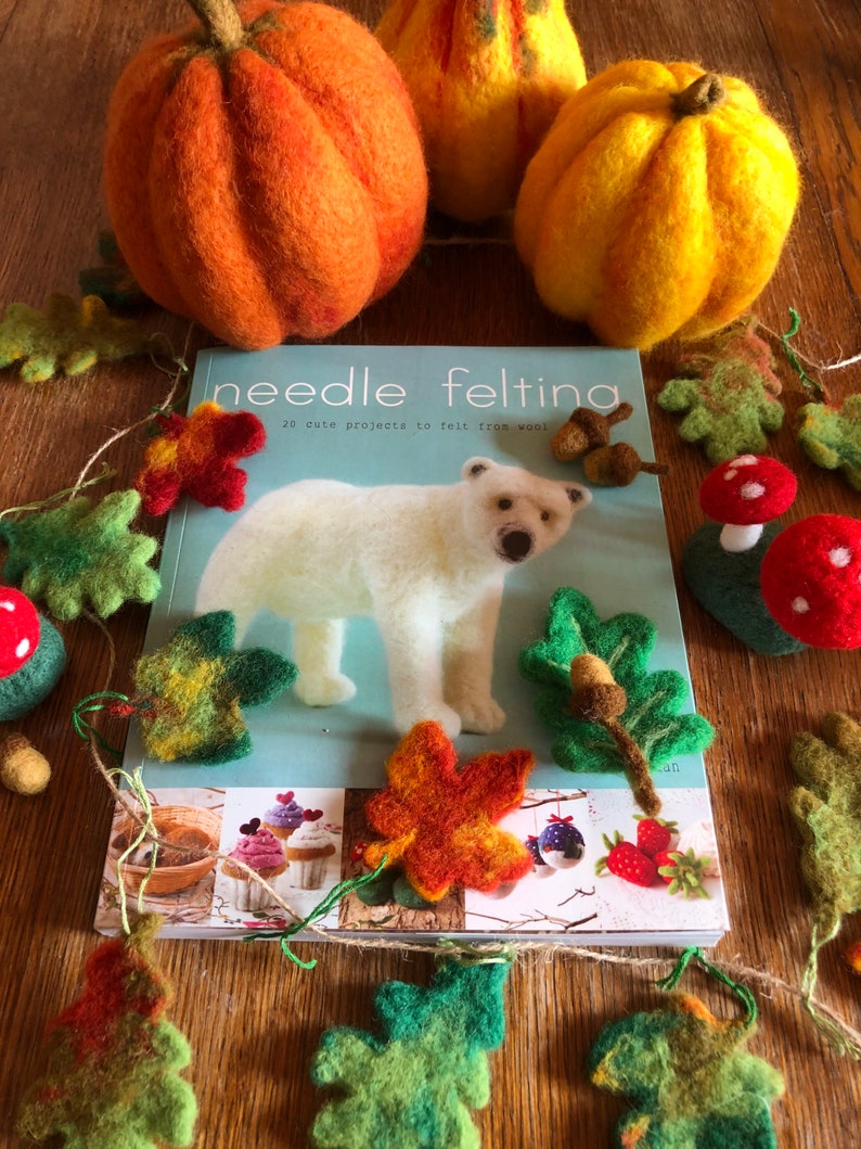 UK ONLY Needle Felting Tutorial Craft Book by Emma Herian 20 Cute Projects To Felt image 5