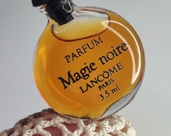 Collier Vintage Lancôme - Bijou Parfum Ancien - Métal Doré Plaqué Or - Occasion Très Bon État