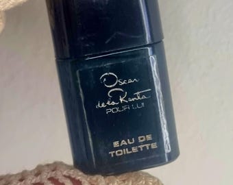 Vintage 1980 zeldzame Oscar de la Renta Pour Lui Eau de Toilette voor mannen Edt 5 ml Splash Not Spray-parfum