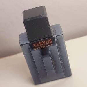 Vintage 1986 Givenchy Xeryus 4ml eau de toilette miniature fragrance ,no box available