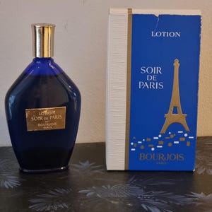 Ultra Rare 1940 Burjois Soir de Paris Lotion parfum 58 ml, verzegeld met originele doos