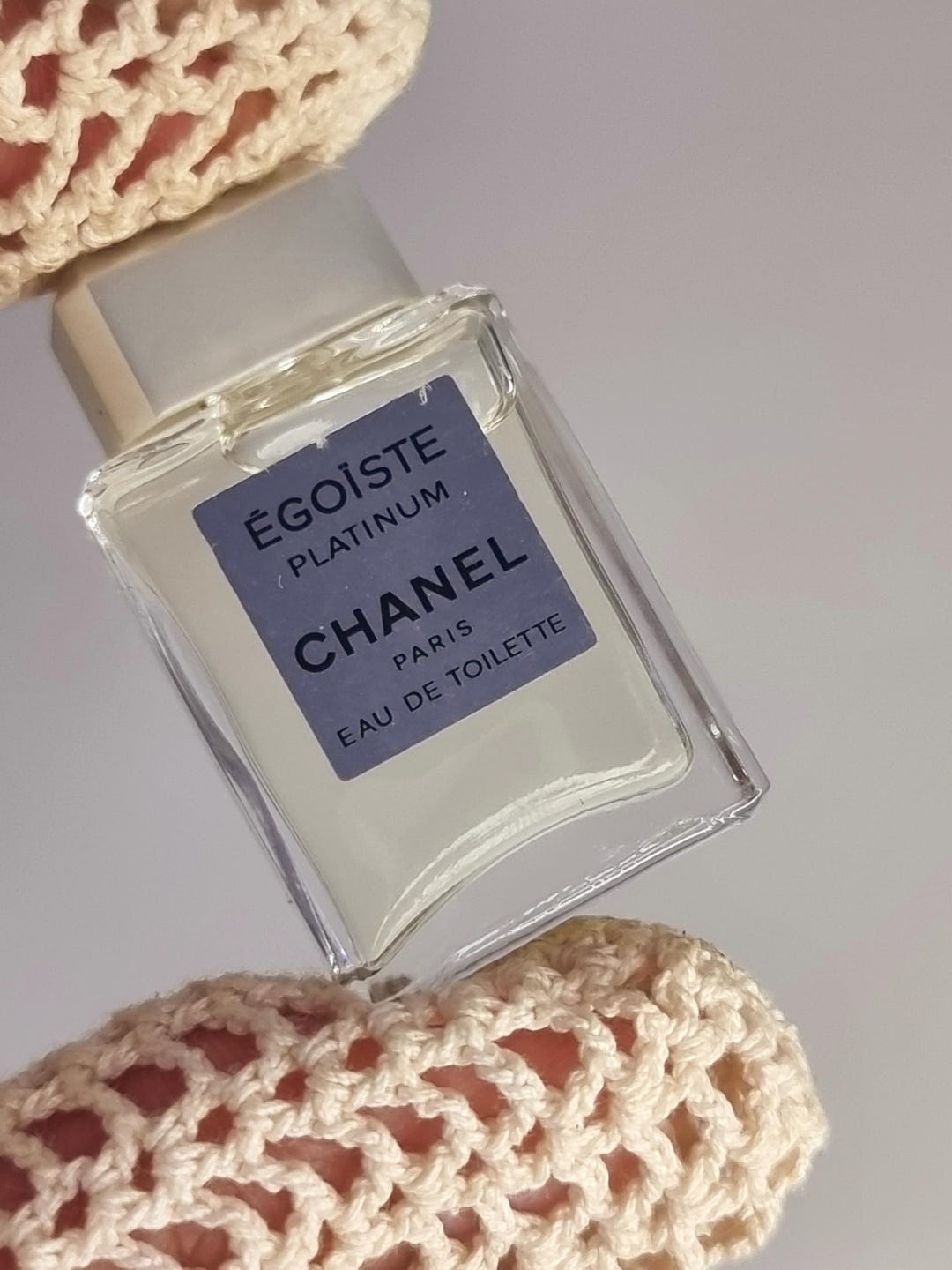 Vintage 1990 Chanel Egoiste Platinum 4ml Eau De Toilette Miniature