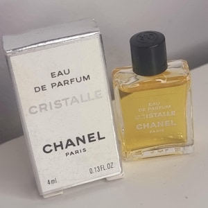 Vintage 80&#39;s Rare Chanel Cristalle eau de parfum miniature 4ml, with original box