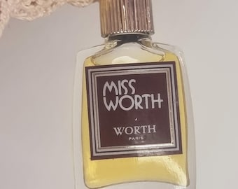 Worth Paris Miss Worth Eau De Parfum 59ml Fl. Oz. 2 Splash Perfume