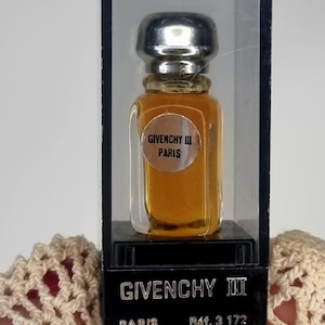 Vintage Givenchy III (1970) miniatuurparfum 2 ml splash