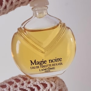 Zeldzame vintage 1978 Magie Noire Lancôme Paris 7,5 ml miniatuur parfum verzamelobjectgeur, eau de toilette, geen doos beschikbaar