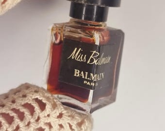 Vintage ZELDZAME Jolie Madame 1/8 oz 4 ml Pure Parfum Balmain, geen doos beschikbaar