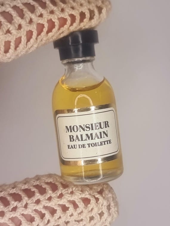 Zeldzame Vintage Balmain 1964 Monsieur Balmain Eau De Toilette