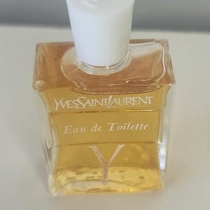 Zeer zeldzame vintage 1960 Yves Saint Laurent Y eau de toilette 7,5 ml parfum, geen doos beschikbaar