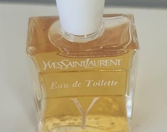 Zeer onverwachte vintage 1960 Yves Saint Laurent Y eau de toilette 7,5 ml parfum, geen doos beschikbaar
