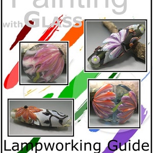TUTORIAL LAMPWORK Learn how to make flower petal cane for glass bead making by Donna Millard sra image 1