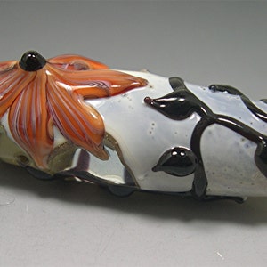 TUTORIAL LAMPWORK Learn how to make flower petal cane for glass bead making by Donna Millard sra image 3