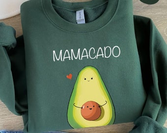 Mamacado Sweatshirt, Baby Announcement Shirt, New Mom Gift, Pregnancy Reveal Shirt, Maternity Shirts, Baby Shower Gift, Mom To Be, Expecting