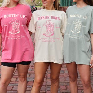 Custom Last Rodeo Bachelorette Shirts Same Cowboy Forever Last Hoedown Country Bach Nashville Bachelorette Party Cowgirl Bridal Party Shirts