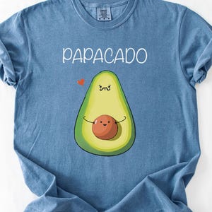 Maglietta Papacado Comfort Colors, annuncio nascita Comfort Color, regalo per neo-papà, maglietta per rivelare la gravidanza, magliette per la paternità, regalo per baby shower