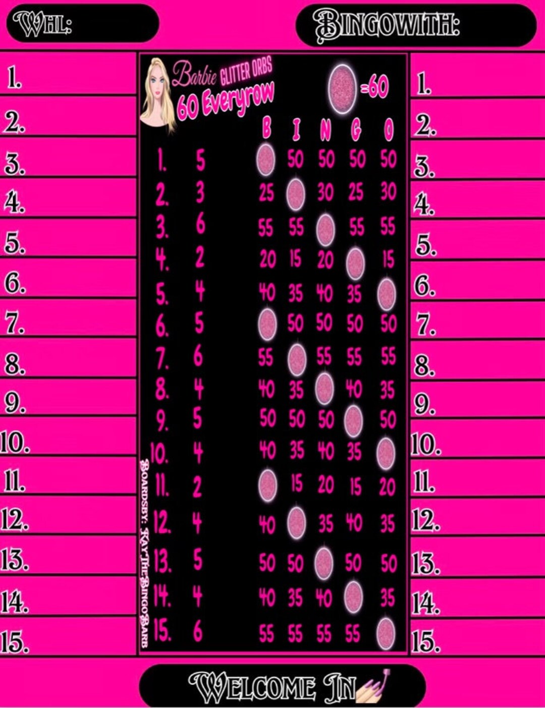 60 Barbie Double Board - Etsy